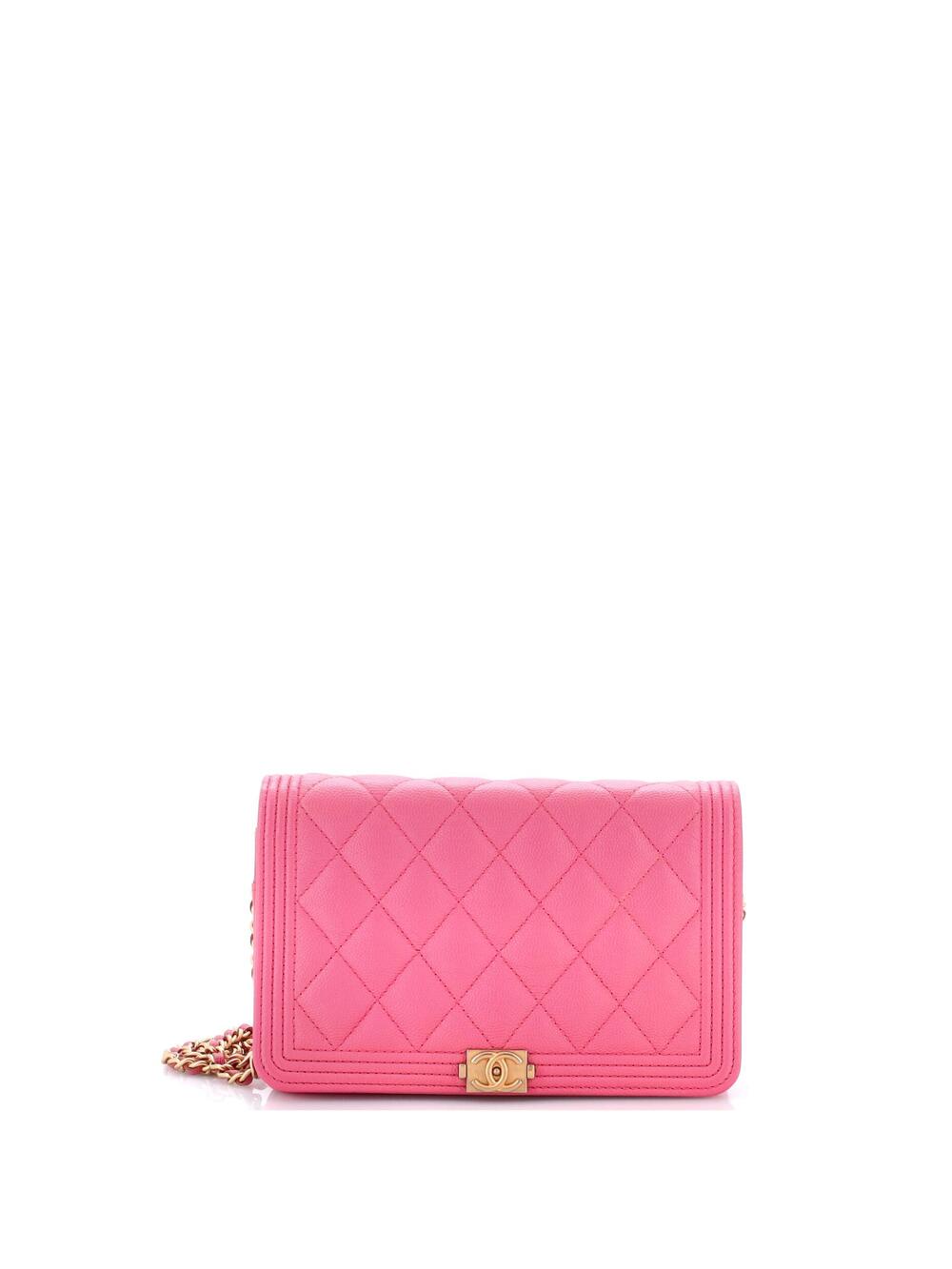 Chanel Boy Wallet On Chain Quilted #371126C28B
